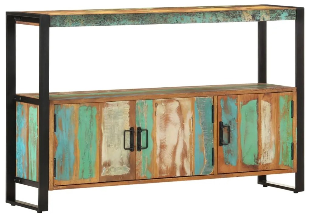 vidaXL Servantă, 120 x 30 x 75 cm, lemn masiv reciclat