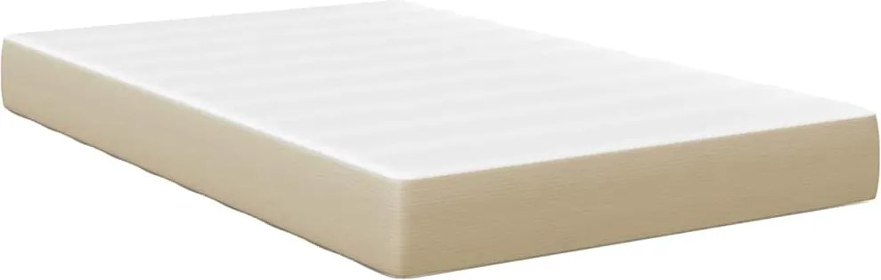 vidaXL Saltea de pat cu saltea Verde salvie 120 x 190 cm țesătură