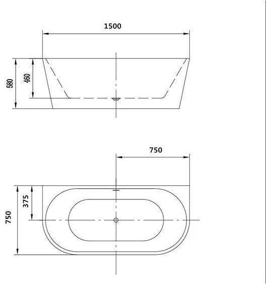 Cada freestanding, Florida, Beatrice 150, cu instalatie completa, alb