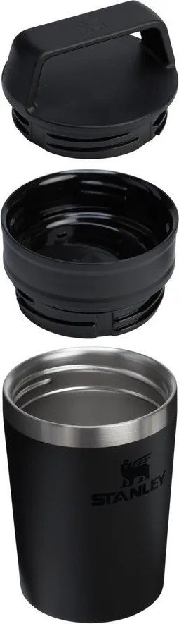 Cană termos neagră din oțel inoxidabil 230 ml Café-To-Go Travel Mug Black 2.0 – Stanley