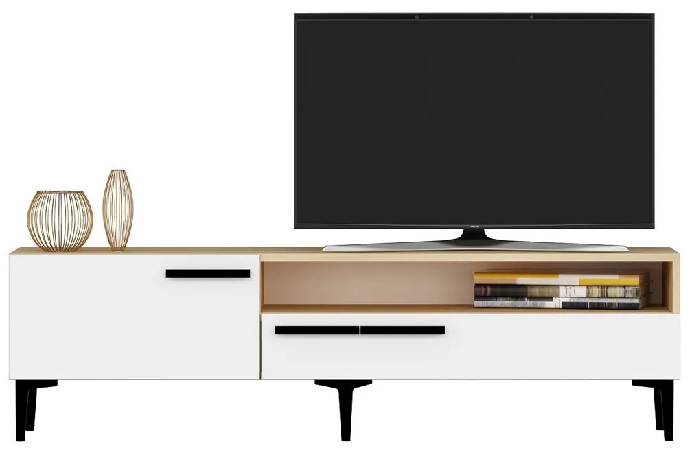Masă TV Zera White