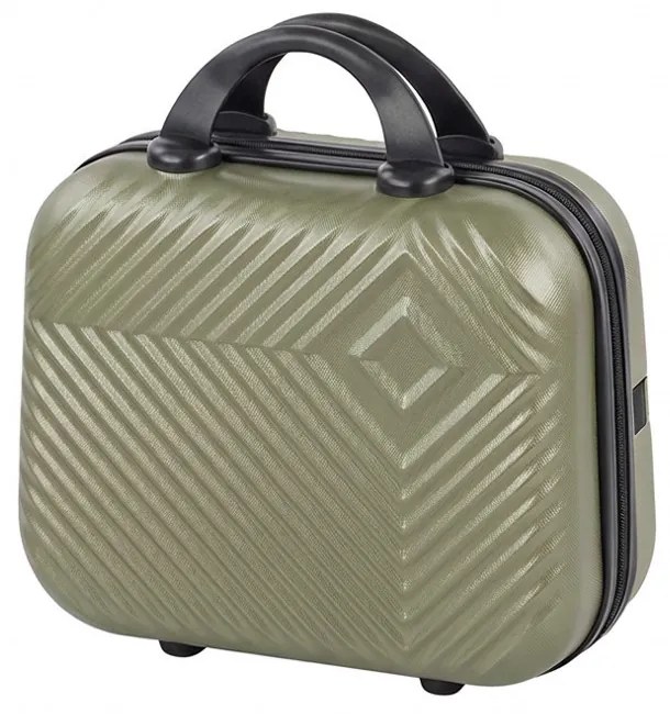 TraveLux Pro valiză manuală cu capac dur 28x36x16 cm verde măslin