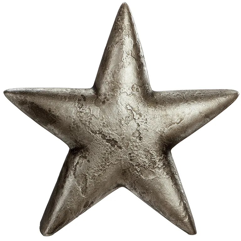 Decoratiune STAR, ceramica, 38x8x40 cm