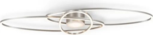 BRILAGI - plafonieră LED dimabilă APOLLO LED/58W/230V 43,2x101,2 cm crom + telecomandă