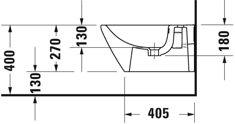 Duravit D-Neo Bideu suspendat 36x54 cm