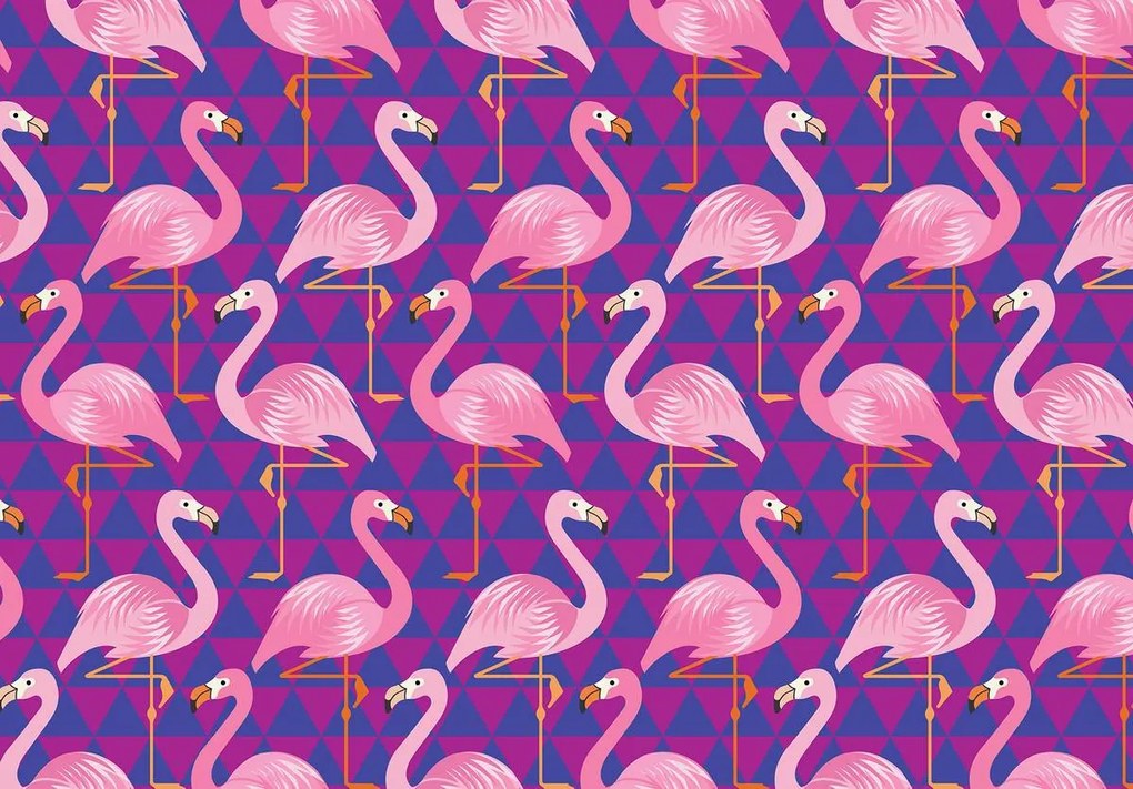 Fototapet - Flamingo (254x184 cm)