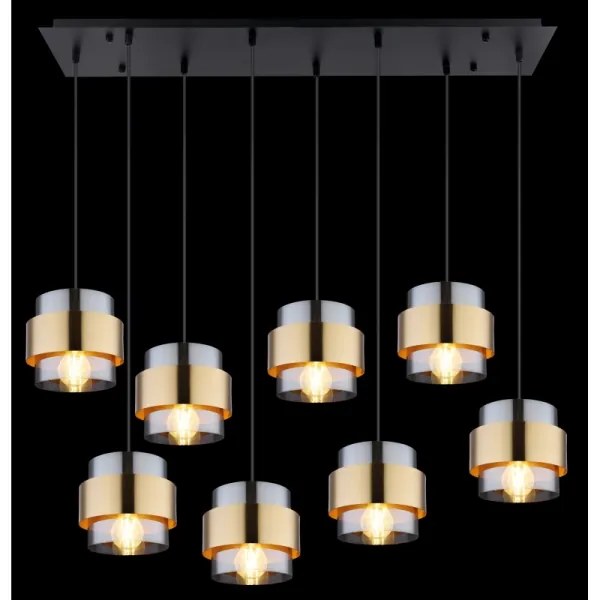 Lustră pe cablu Globo 15560-8H MILLEY 8xE27/60W/230V