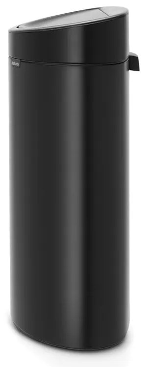 Coș de gunoi negru mat cu senzori de atingere din oțel 40 l Touch Bin – Brabantia