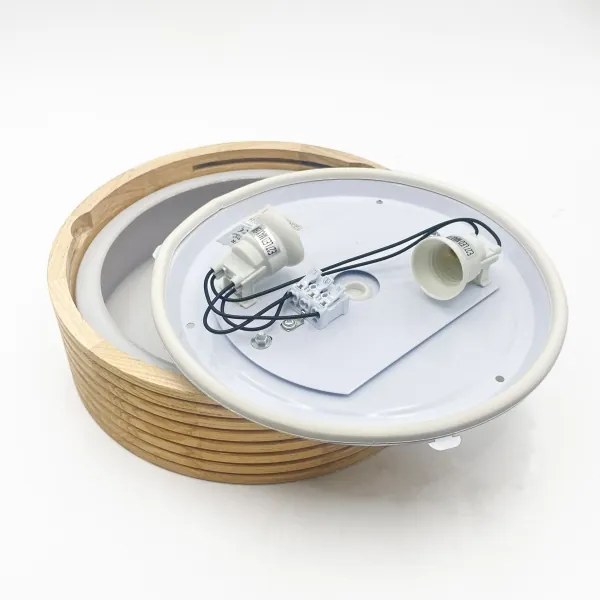 Plafonieră pentru baie NATURAL MODERN 2xE27/15W/230V, Ø 27,5 cm, pin