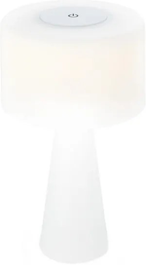 Lampă LED tactilă reîncărcabilă dimabilă de masă Briloner 7420016 LED/4W/5V IP44 3000K alb