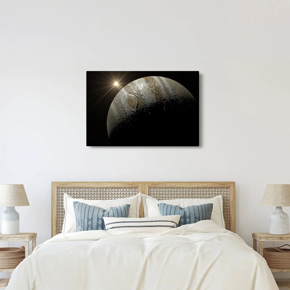 Tablou cu planetă în cosmos (90x60 cm)