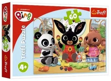 Puzzle În ritmul lui Bing 60 de piese de 33x22cm