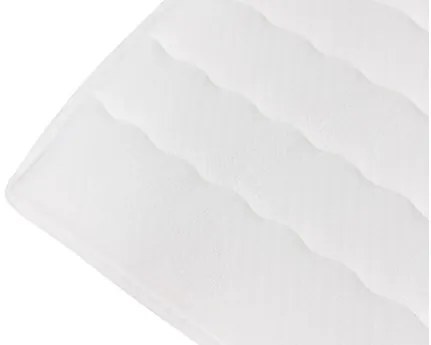 Pat matrimonial 140 cm Tebsano (crem) (cu somieră și saltea) (cu sp. depozitare). 1104202