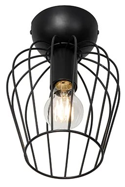 Plafonieră modernă neagră cu fir - Palica