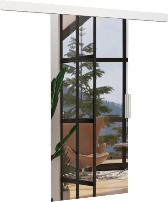 Usa glisanta BARON, ADRK Furniture (Culoare: Alb, Latime: 96 cm)