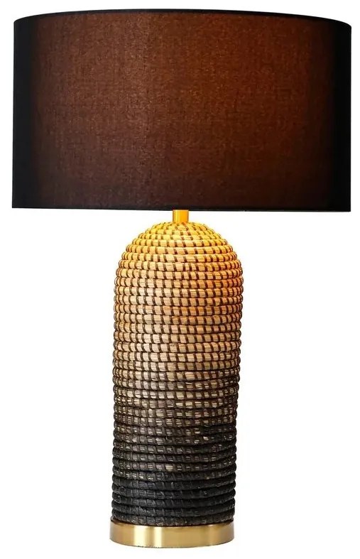 Lampa de masa lucrata manual, Iarba de mare, ZEA 60cm A-46651 VC