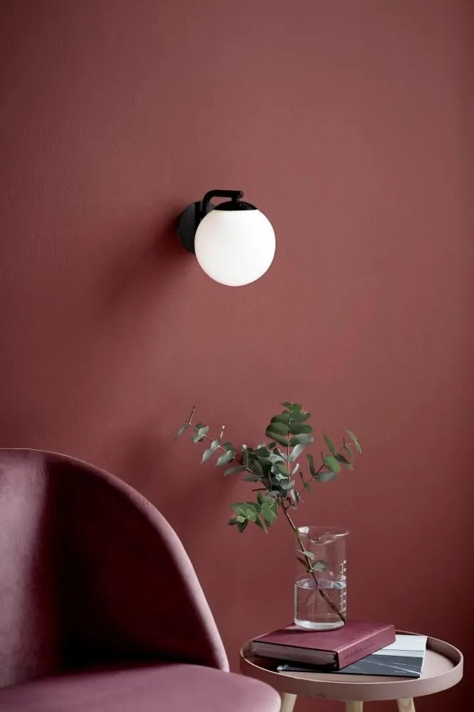 Aplica perete design nordic Grant, negru 47091003 NL