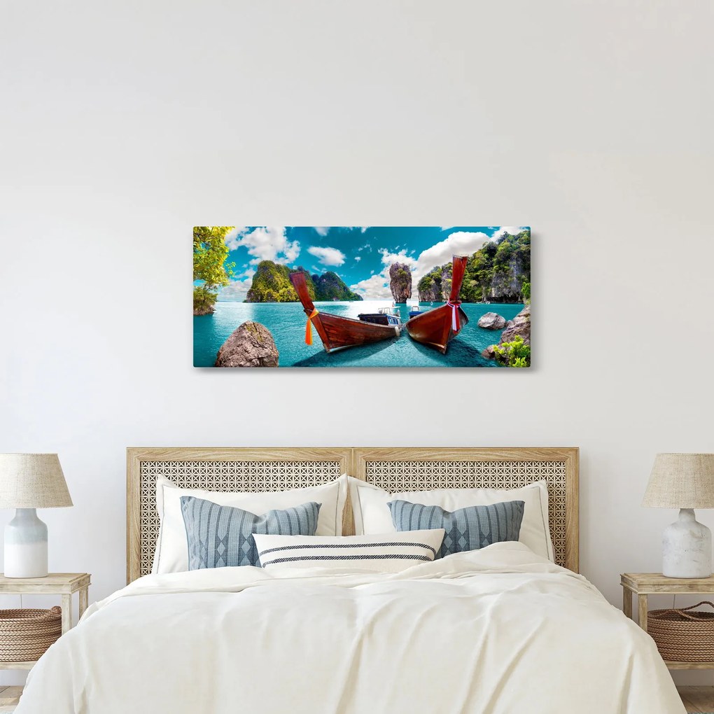 Tablou - Rai pe pământ (120x50 cm)