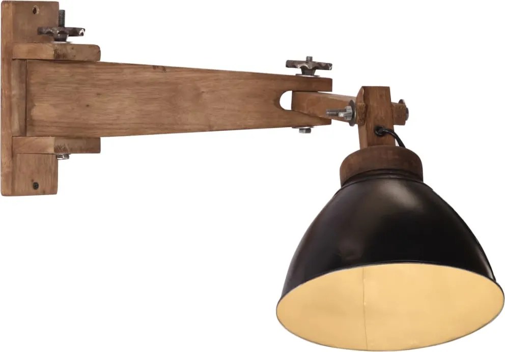 vidaXL Lampă de perete 25 W, negru, E27