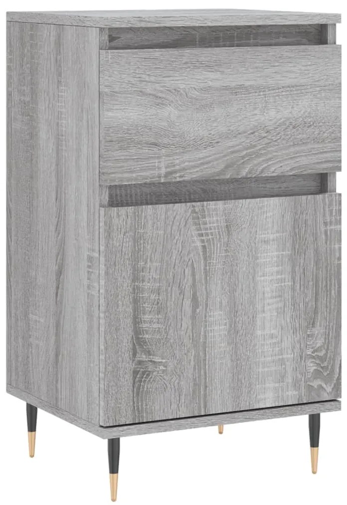 vidaXL Servantă, gri sonoma, 40x35x70 cm, lemn prelucrat