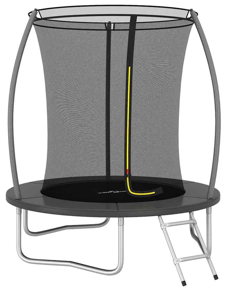 vidaXL Set trambulină rotundă, 183x52 cm, 80 kg
