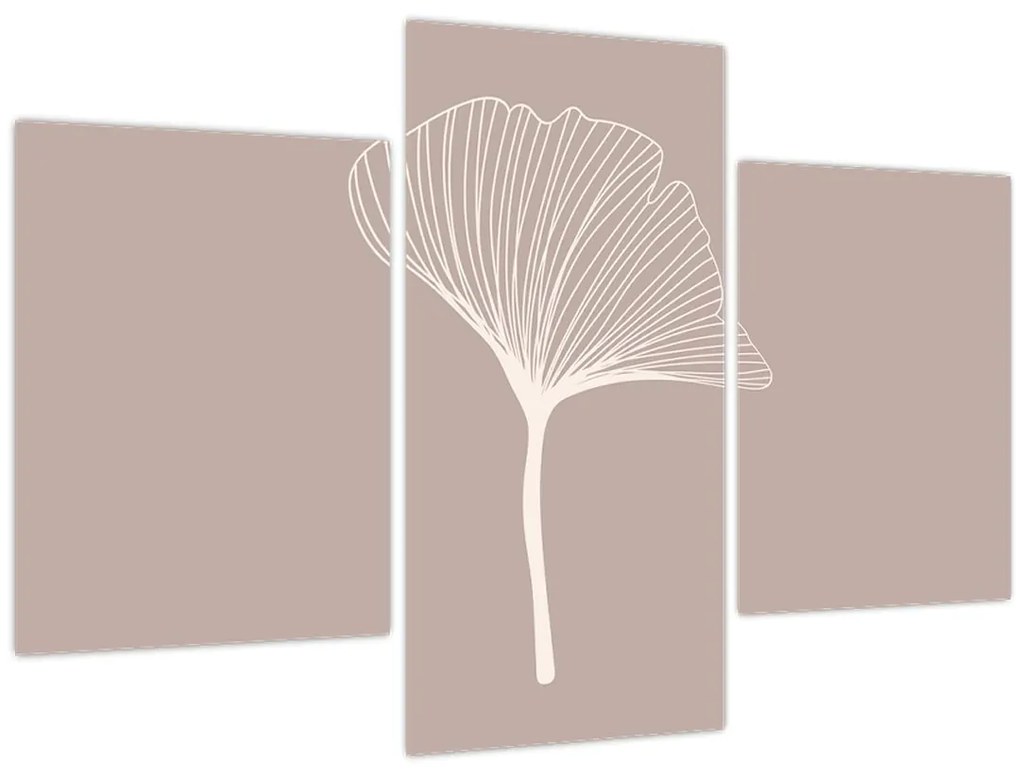 Tablou - Frunze bej N⁰5 (90x60 cm)