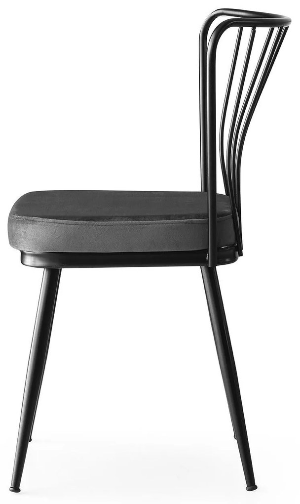 Set 2 scaune Ypsilon (Negru). 1072797