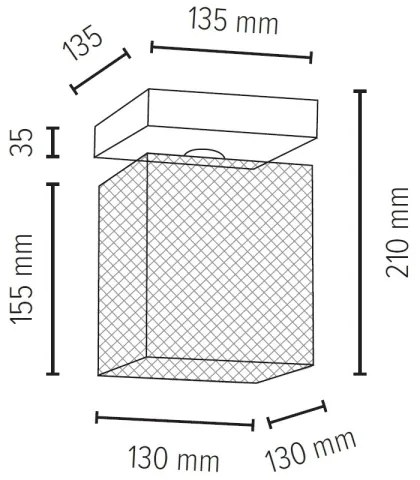 Plafonieră Spot-Light 8175174 NORMAN WOOD 1xE27/25W/230V stejar mat