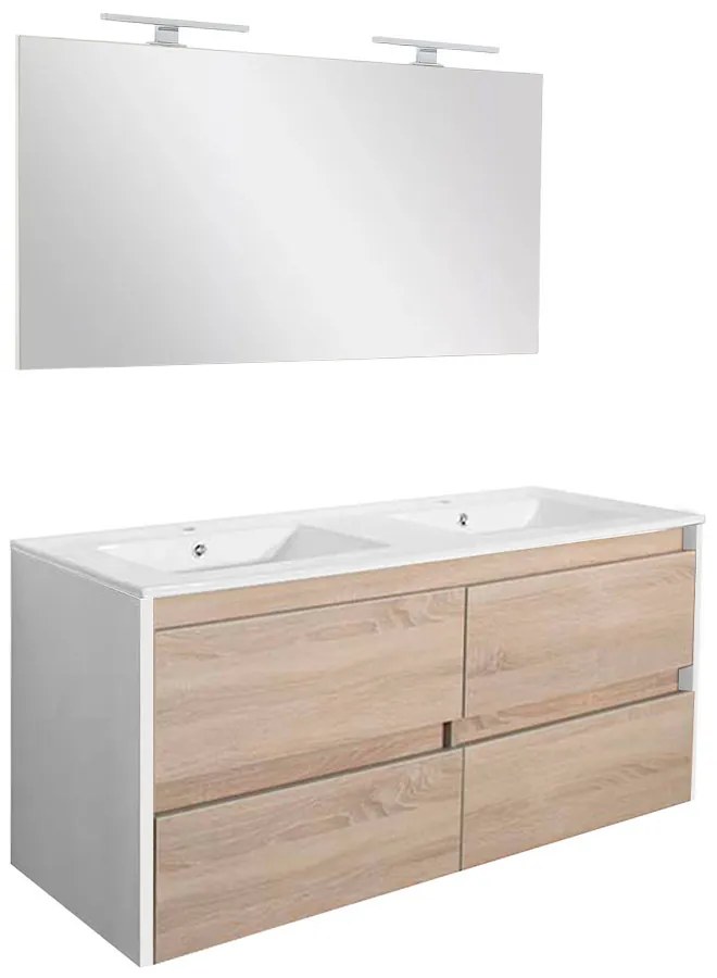 Porto Prime 120 stejar alb-sonoma complet