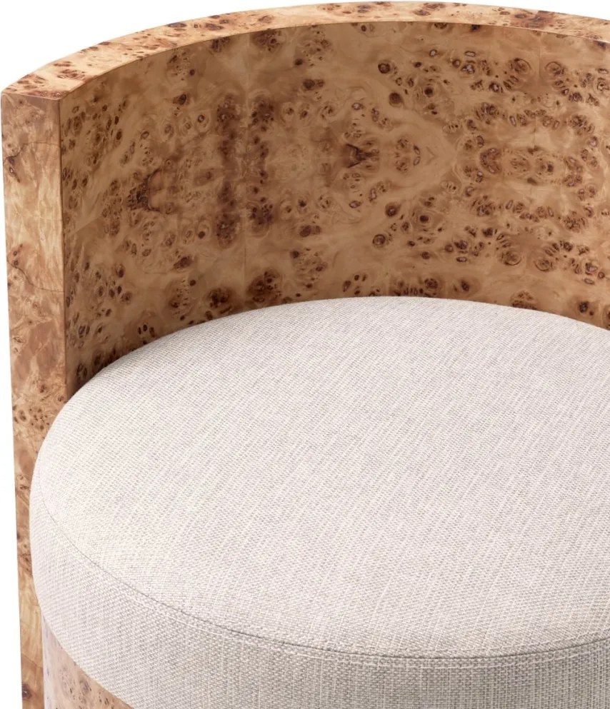 Scaun design LUX, Furnir Burl Mappa, Maro, Arcadia