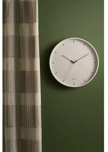 Ceas de perete Karlsson 5940WH de design 40 cm, alb