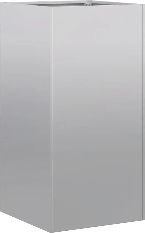 vidaXL Jardinieră 40x40x80 cm oțel galvanizat