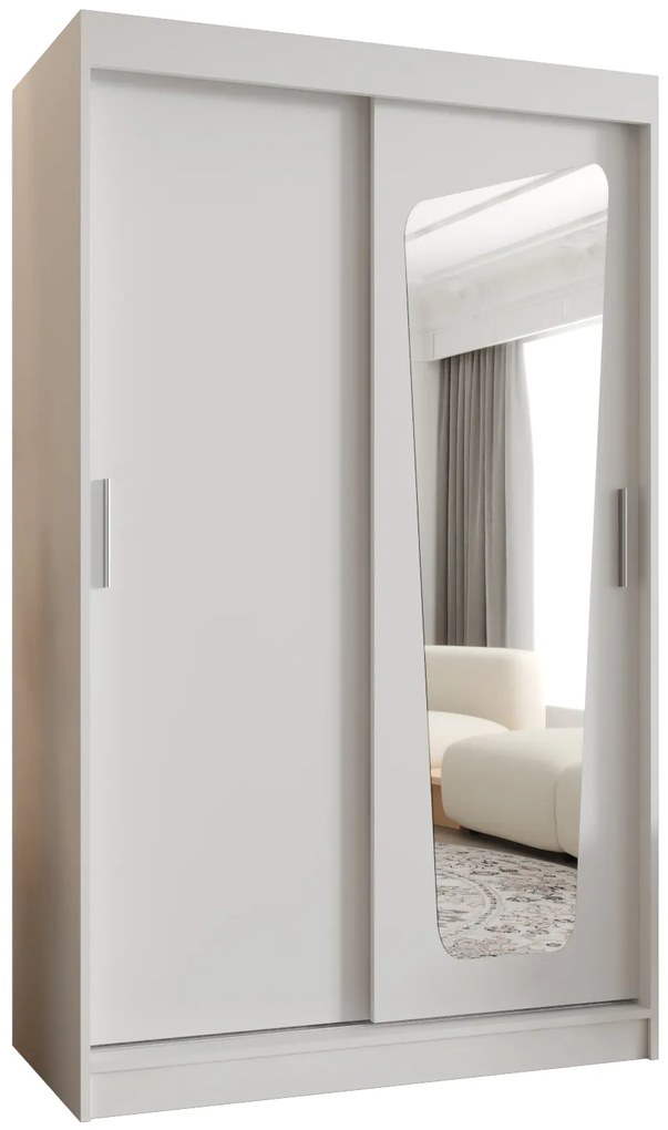 Dulap de haine 120 cm Mokka (alb). 1126024
