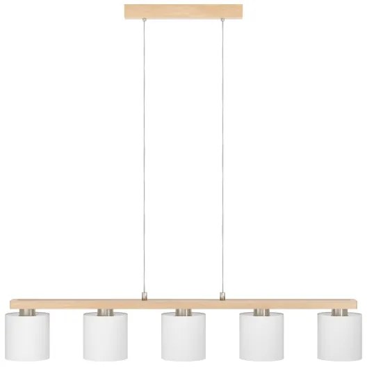 Eglo 901291 - Candelabru suspendat pe cablu CASTRALVO 5xE27/28W/230V