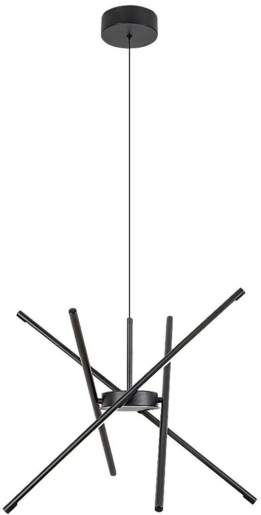 Lustra LED suspendata stil minimalist Henli2 negru