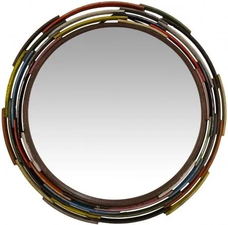 Oglinda multicolor rotunda din metal 73 cm Bicycle Versmissen
