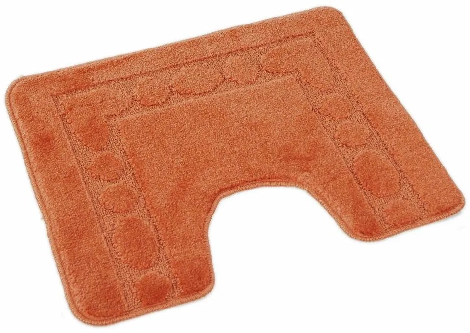 Covoraș pentru WC Kvalitex Cadru terra, 60 x 50 cm