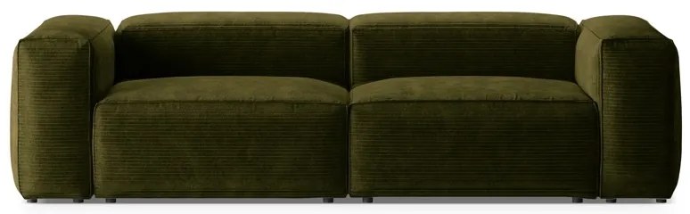 Canapea 3 locuri Bergamo velur reiat L264 cm