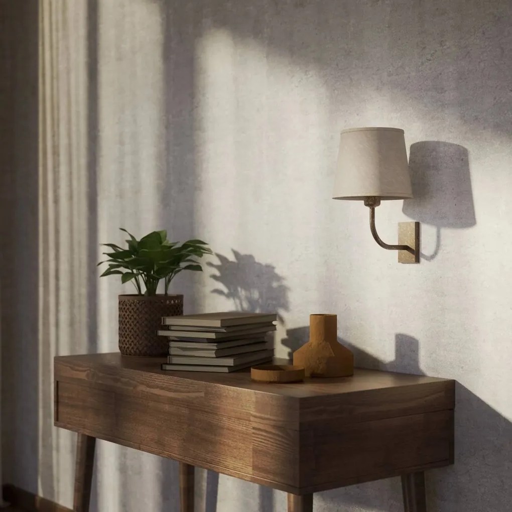 Aplica de perete stil clasic italian din alama Fiordo