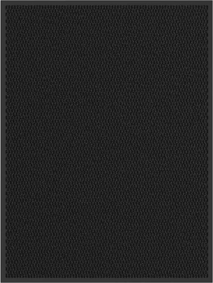 vidaXL Covoraș de ușă, negru, 80x120 cm