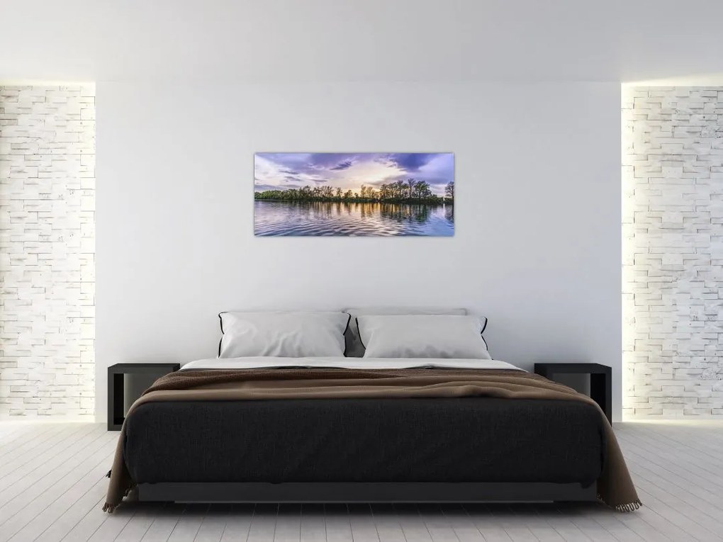 Tablou cu lac (120x50 cm)