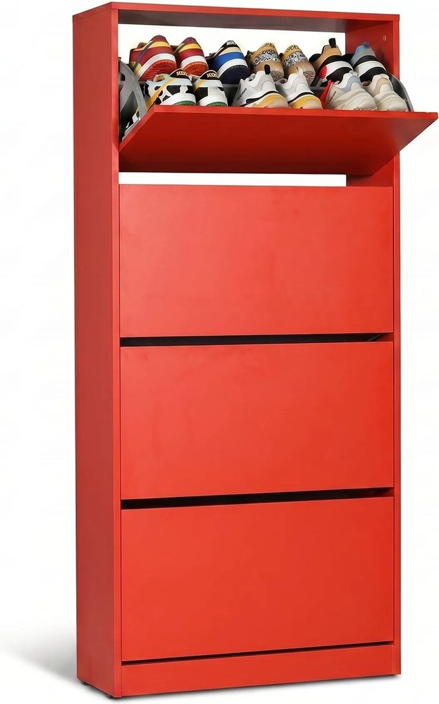 Pantofar Adore Max XL, 24 Perechi, 4 Compartimente, 73x157x26 cm