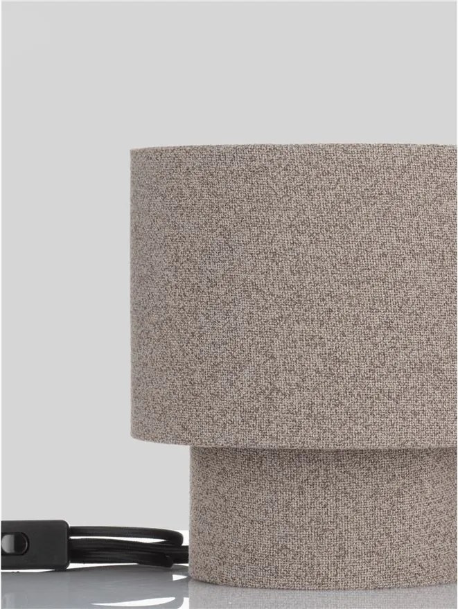 Veioza, Lampa de masa cu abajur maro deschis SYRIN