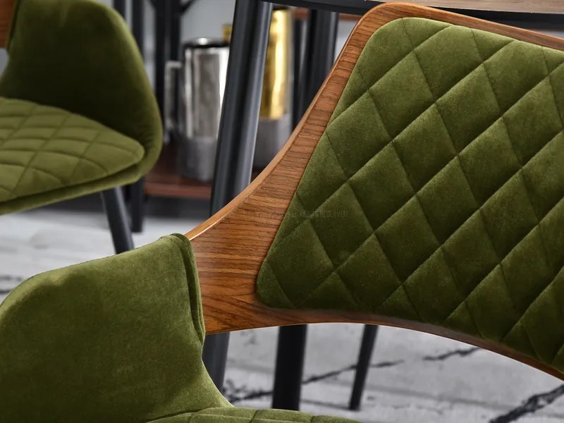 Scaun Morgana (verde + negru). Promo -13%. 1111199