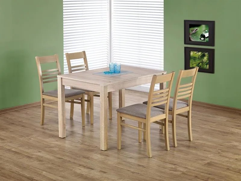 Masă de sufragerie extensibilă 118-158 cm Mauric (stejar sonoma) (pentru 4 6 persoane). 1047995