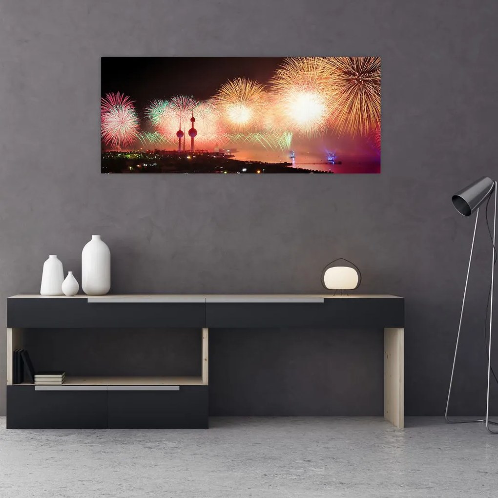 Tablou cu artificii (120x50 cm)
