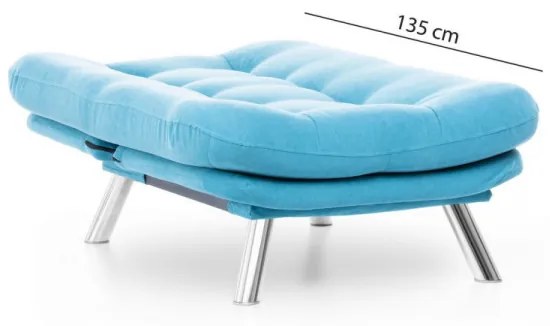 Canapea cu 1 Loc Misa Solo, Turquoise