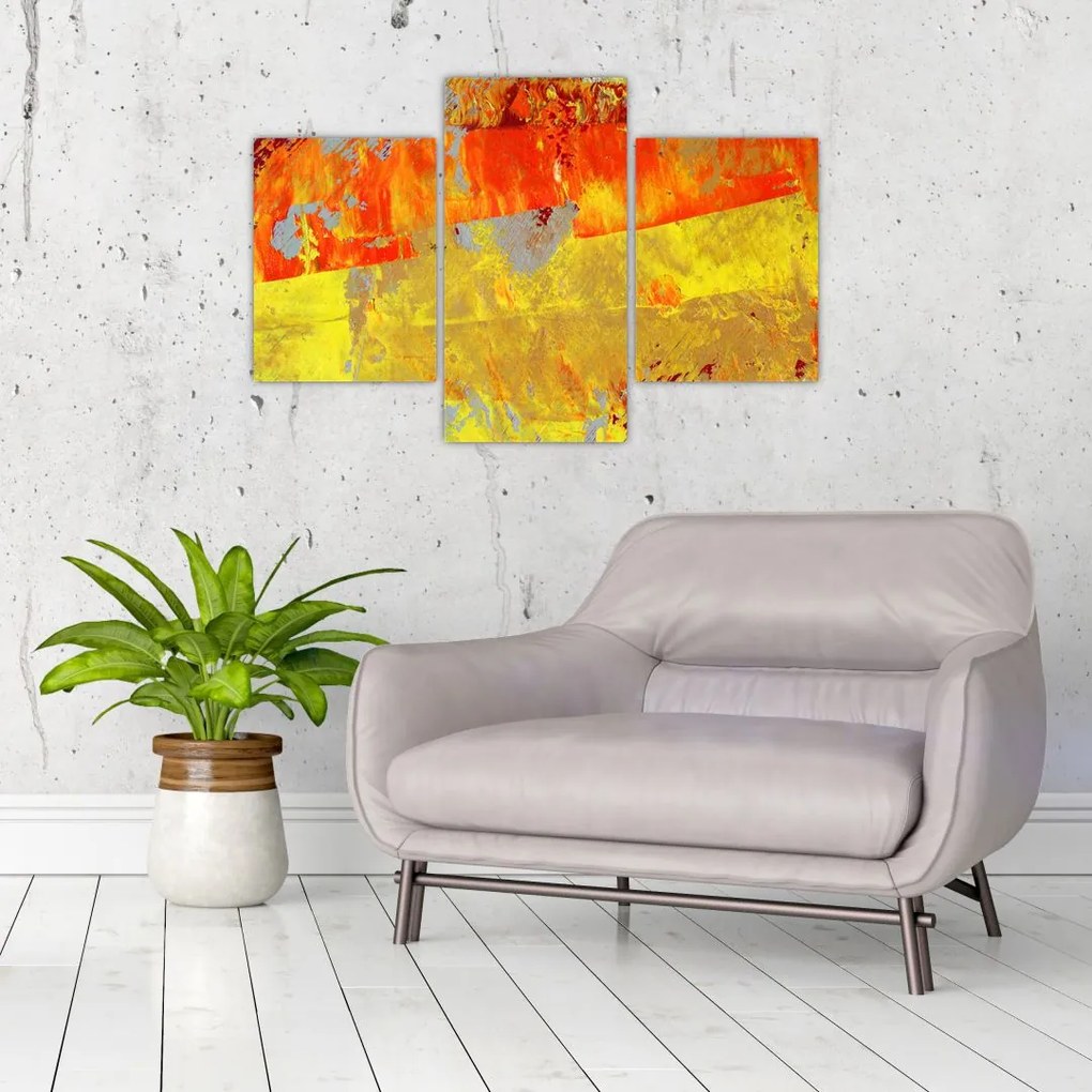 Tablou cu abstracție - pictura (90x60 cm)