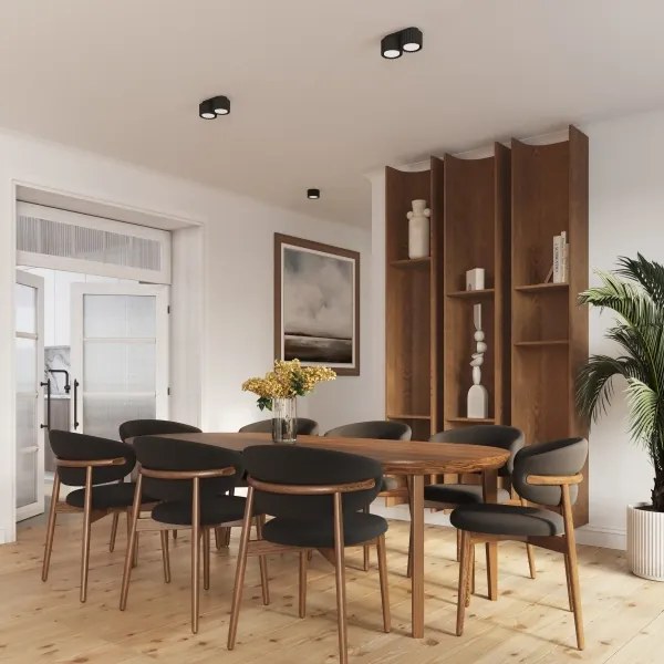 Sollux SL.1788 - Spot AURA 2xGX53/10W/230V negru