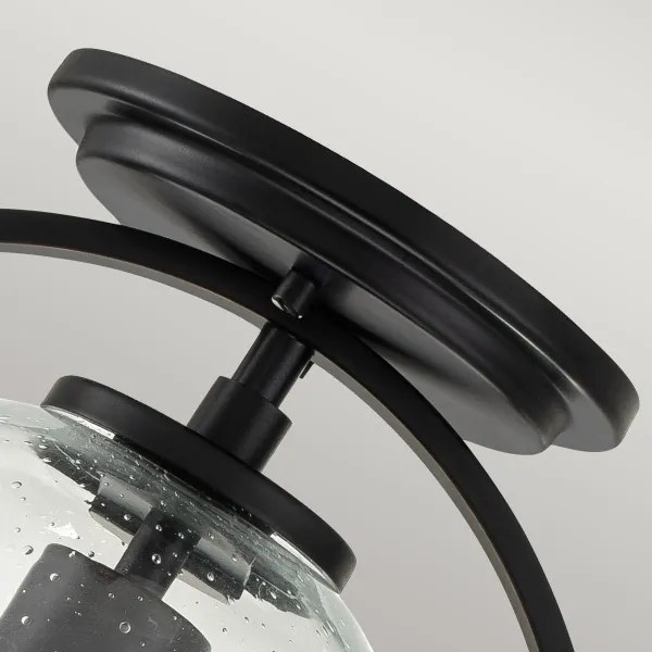 Quintiesse QN-SOMERSET-F-C-BK - Plafonieră SOMERSET 1xE27/60W/230V neagră